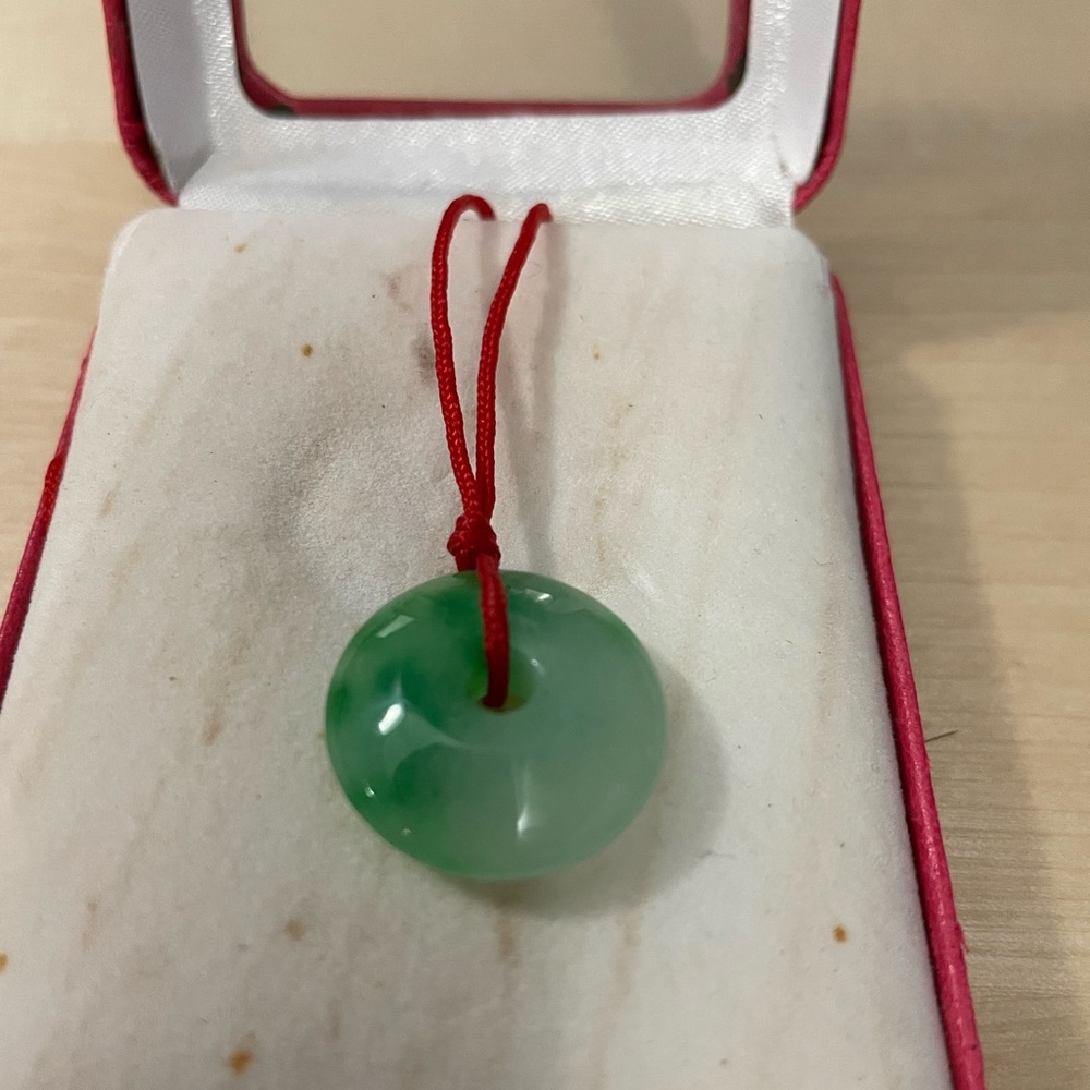 Jade Pendant 1" Diameter